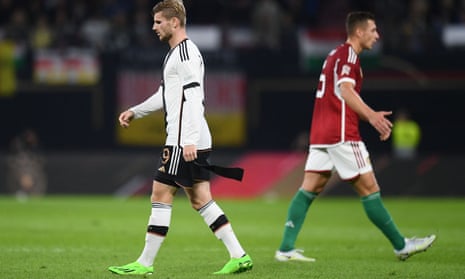 Timo Werner currently leads the line for Germany