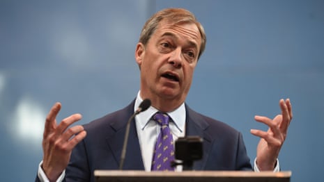 'No more Mr Nice Guy': Nigel Farage launches Brexit party - video