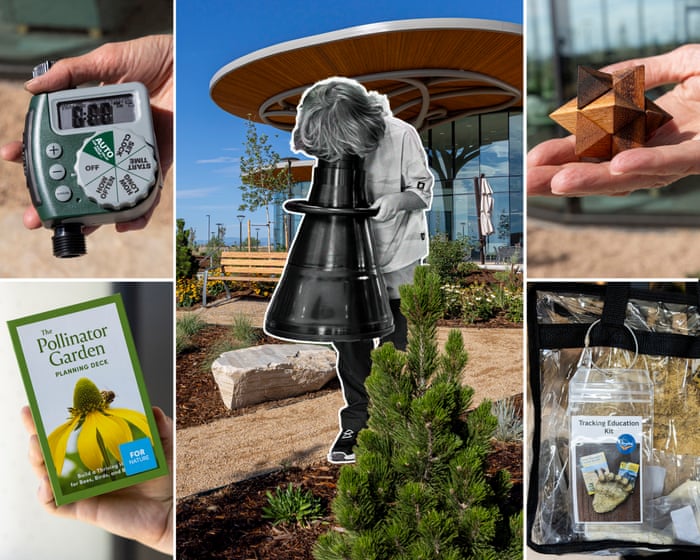 ‘We’ll borrow a stargazing kit next’: first public nature library in US helps visitors explore great outdoors
