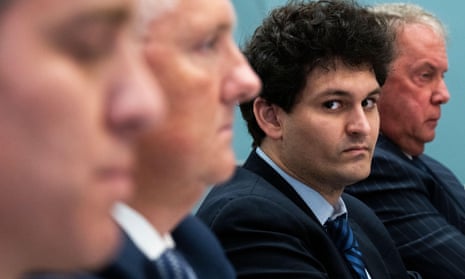 Sam Bankman-Fried, second right, chief executive of digital currency exchange FTX, testifies during a House agricultural committee hearing in May 2022 on changing financial market roles