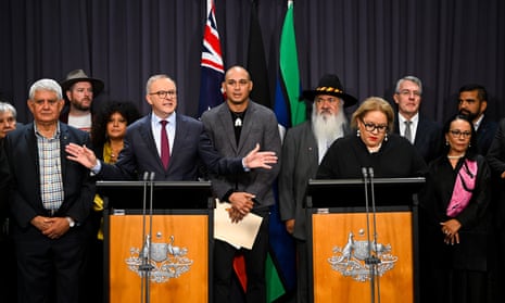 Albanese with First Nations voice referendum working group