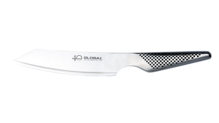 A steel Kiritsuke Knife