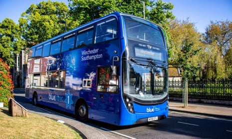 Bluestar bus services in Southampton