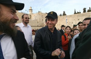 Abramovich on a previous visit to the Western Wall in Jerusalem old city in February 2006.