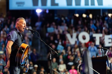 a man singing