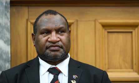 PNG prime minister James Marape
