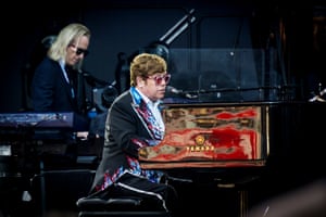 Melbourne, Australia Elton John performs at AAMI Park