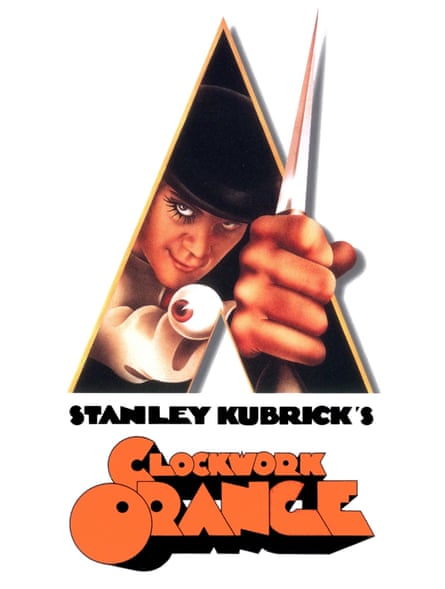 ‘It’s very pointy’ ... Philip Castle’s theatrical poster for A Clockwork Orange