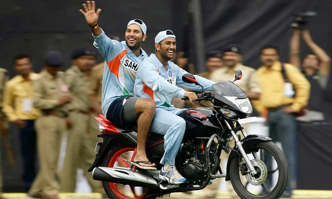 Yuvraj Singh and MS Dhoni.