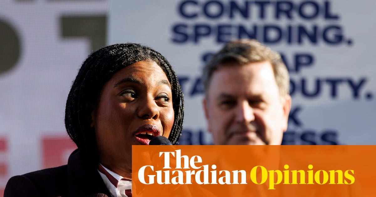 Kemi Badenoch smiles from the stump as she heads towards oblivion | John Crace