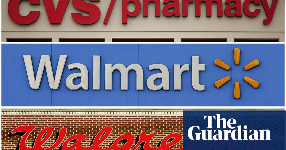 US pharmacies ordered to pay $650.6m for role in opioids crisis
