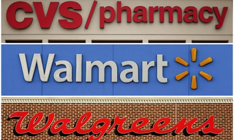 CVS, Walmart and Walgreens have said they will appeal against award by court in Cleveland, Ohio.