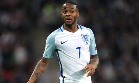 Raheem Sterling, above, has been ruled out of England’s friendlies against Germany and Brazil by injury.