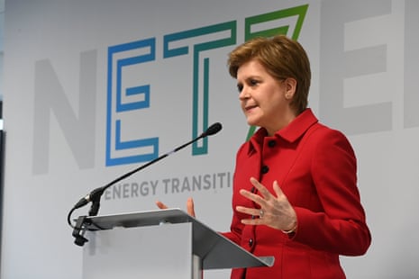 Nicola Sturgeon at the launch of National Floating Wind Innovation Centre in Aberdeen earlier today.