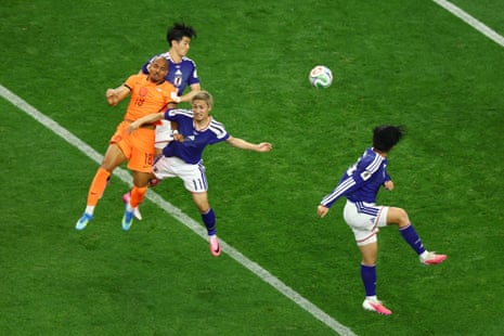 Netherlands' Donyell Malen in action.