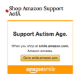 A widget on the Age of Autism site promotes shopping using AmazonSmile to fund the anti-vaccine organization.