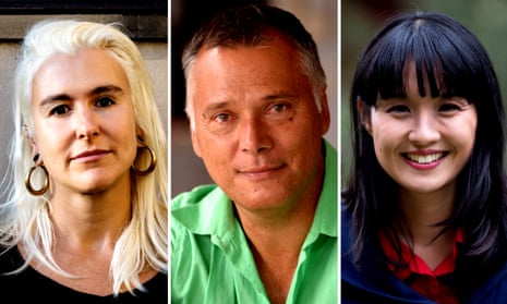 Authors Briohny Doyle, Stan Grant, and Alice Pung.