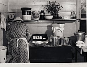 Marion Post Wolcott (American, 1910–1990), One of the Wilkins family making biscuits for dinner on cornshucking day at Mrs. Fred Wilkins’ home near Tallyho, Granville County. North Carolina, 1939