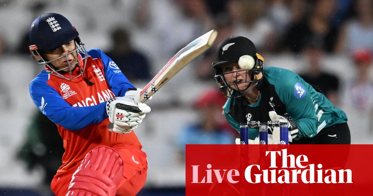 England v New Zealand: Women’s T20 Cricket World Cup – live