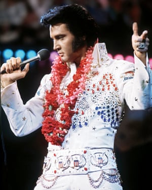 This picture was taken at Presleyâs 1973 show in Hawaii, just four years before his death at the age of 42. In his final years, the singer was dealing with illness and prescription-drug addiction. Although gaudy and maximalist in the 70s, his style remained influential, with his signature studded jumpsuits undoubtedly inspiring the likes of Michael Jackson, Elton John and David Bowie.