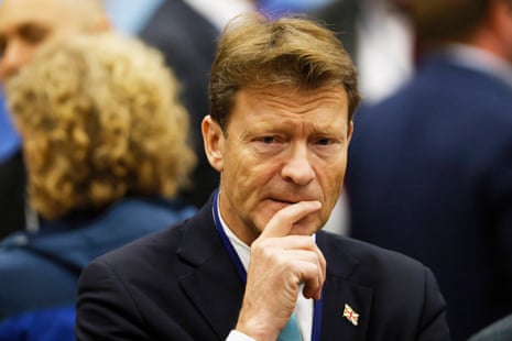 Richard Tice, the deputy Reform UK leader, at the count.