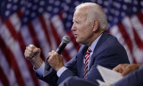 Former vice president and 2020 presidential candidate Joe Biden spoke at a gun safety forum in Last Vegas on Wednesday.