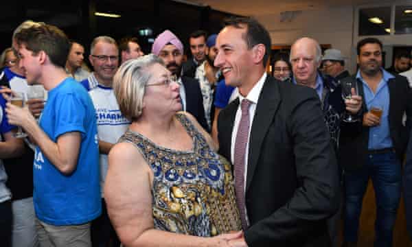 The latest peace deal is being put forward by former Waverley mayor Sally Betts, pictured left with Dave Sharma.