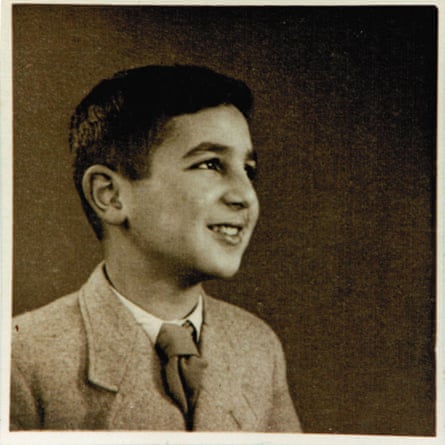 Gronowski as a child in 1942.