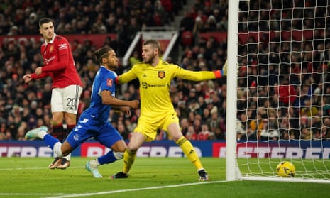 Everton's Dominic Calvert-Lewin scores from an offside position and it is disallowed.