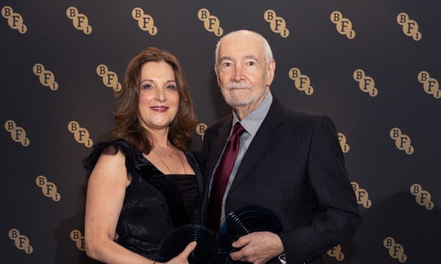 Barbara Broccoli and Michael G Wilson at a BFI ceremony in London.