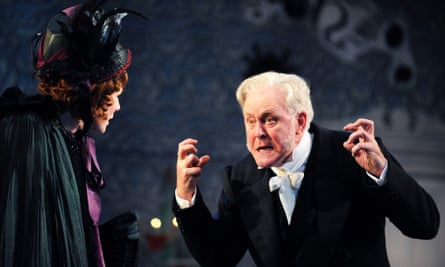 Nancy Carroll and John Lithgow in The Magistrate at the National Theatre, London, in 2012.