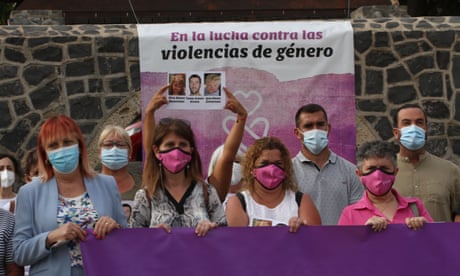 Protests in Spain in June over the case of two girls suspected to have been murdered by their father