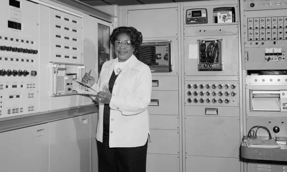 Mathematician Mary Jackson at Langley Research Centre in Hampton, Virginia, 1977.