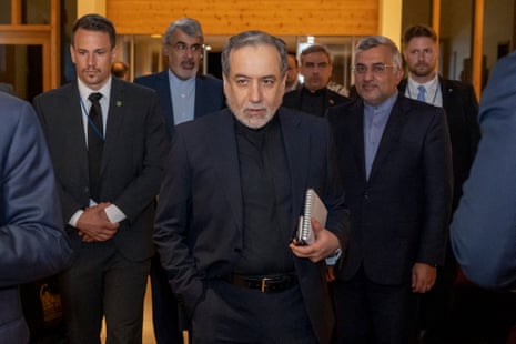 Iran's foreign minister Abbas Araghchi