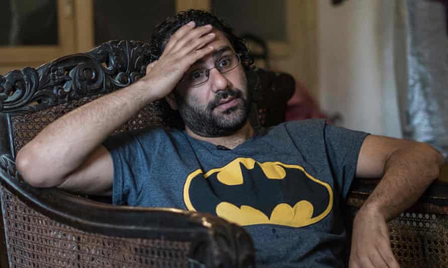Abd el-Fattah at his home in Cairo, 2019.