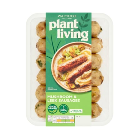 Mushroom & Leek Sausages