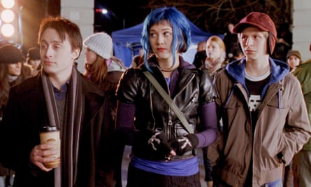 With Mary Elisabeth Winstead and Michael Cera in Scott Pilgrim vs the World.