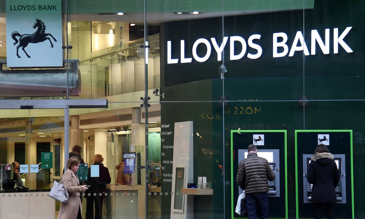 Lloyds bank reports loss after setting aside £2.4bn | Lloyds Banking Group | The Guardian
