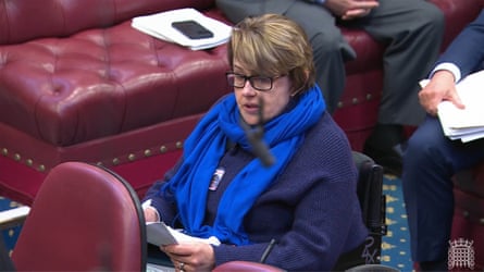 Tanni Grey-Thompson addresses the House of Lords