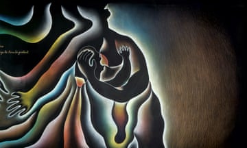 Judy Chicago In the Beginning from Birth Project (detail), 1982 Prismacolor on paper 65 x 389 in. (165.1 x 988.06 cm)