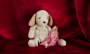 Enjoying a cuddle: Hannah Weiland with DogDog.