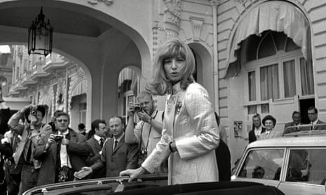 Monica Vitti at the Cannes film festival in 1966.