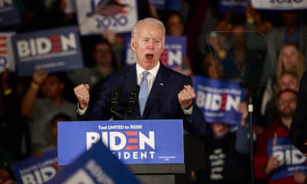 Joe Biden From A Campaign That Almost Collapsed To Fighting Trump For The Presidency Us News The Guardian