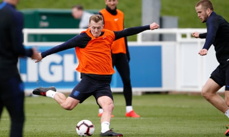 James Ward-Prowse during an England training session.