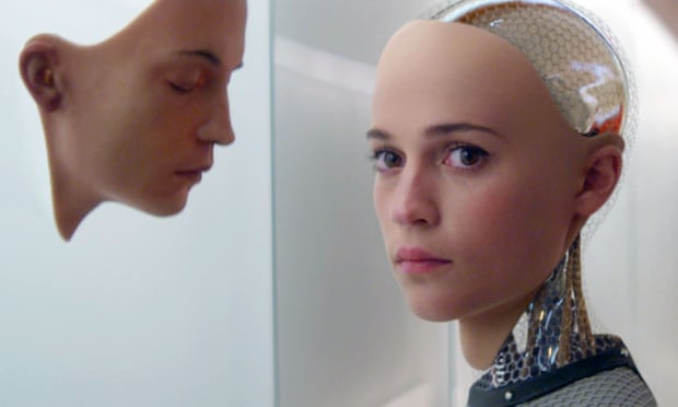 The actor plays Ava the robot in Ex Machina, a role that earned her a Golden Globe nomination last week.