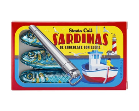 Chocolate Sardines 24g from Brindisa
