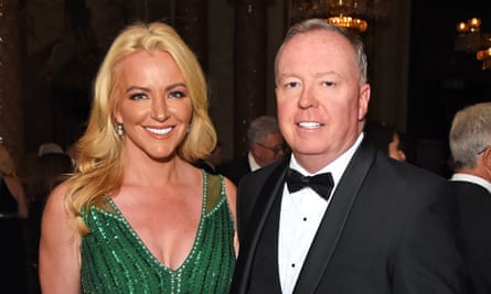 Michelle Mone and Douglas Barrowman at a charity dinner in 2019