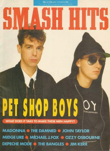 Smash Hits, March 1986 with the Pet Shop Boys on the cover