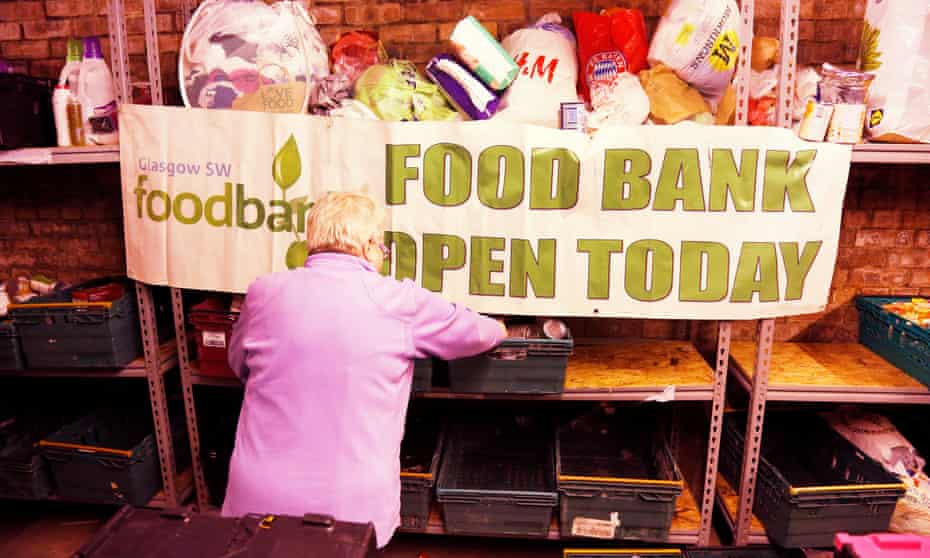 Food bank in Glasgow
