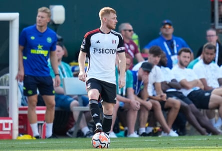 Fulham’s Harrison Reed in pre-season action against Brentford.